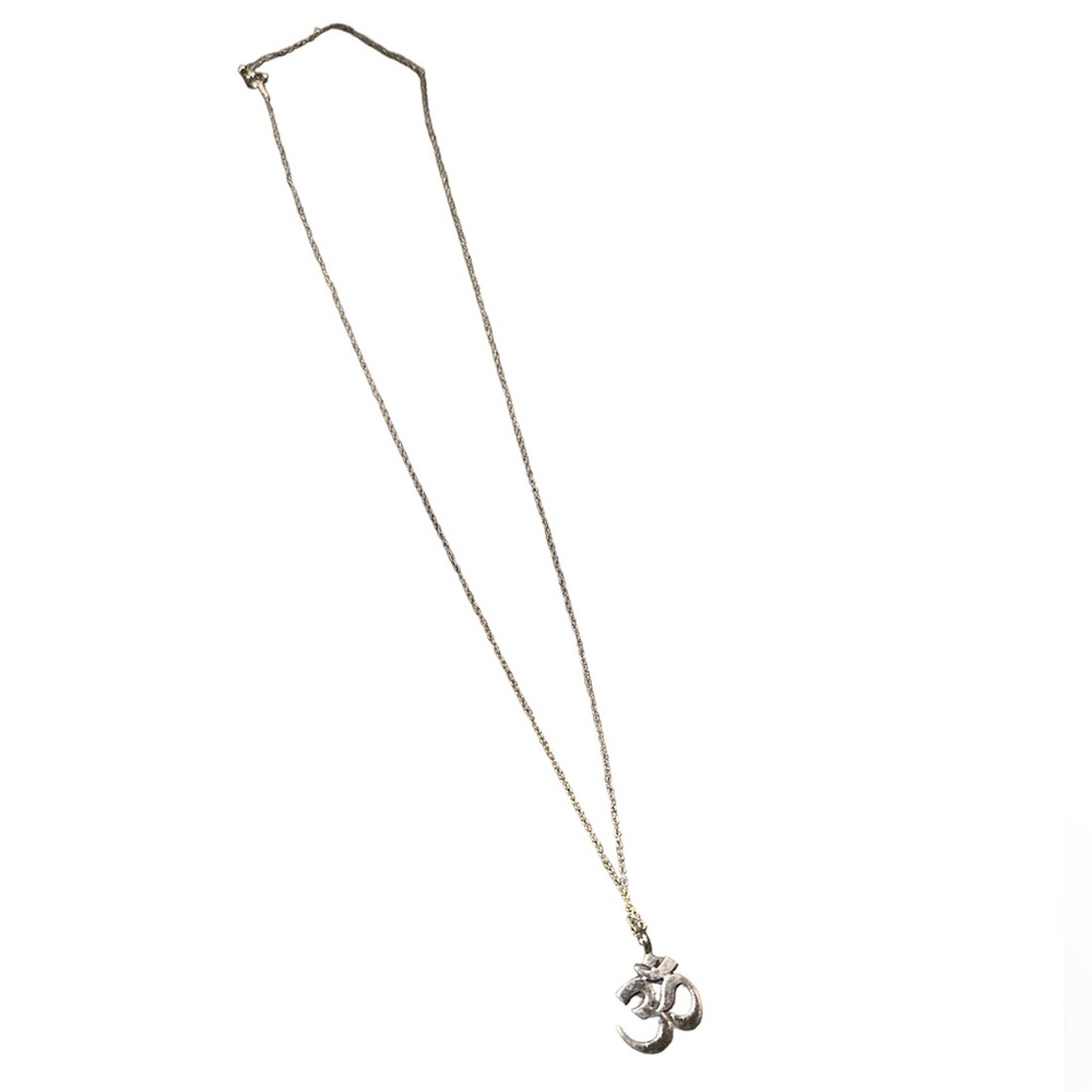 Silver Namaste Necklace